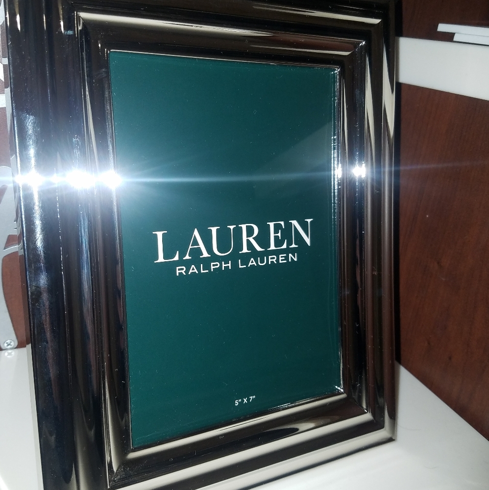 LAUREN Ralph Lauren Picture Frame Silver 5x7 - Picture 6 of 8